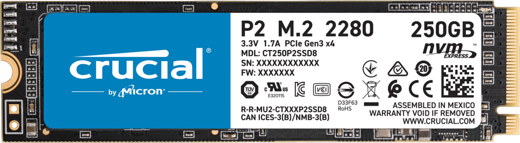 Crucial P2 - 250GB