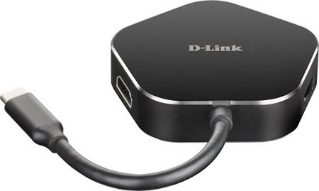 D-Link USB-C Hub 4v1, HDMI, PD