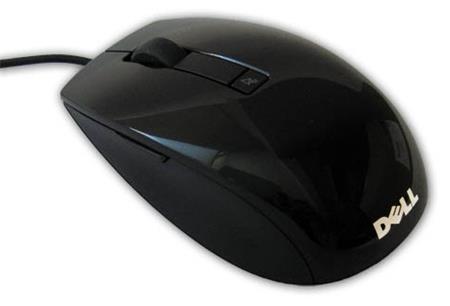 DELL myš/ laserová/ 6-tlačítková/ USB/ drátová/ černá