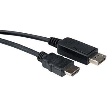 Delock kabel DisplayPort samec na HDMI samec, délka 2m, 82587