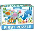 DOHÁNY Baby puzzle Život v moři 4v1 (2-4 dílky)