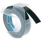 Dymo originální páska do tiskárny štítků, Dymo, S0898130, černý podklad, 3m, 9mm, cena za 1 ks, 3D