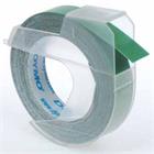 Dymo originální páska do tiskárny štítků, Dymo, S0898160, bílý tisk/zelený podklad, 3m, 9mm, baleno po 10 ks, cena za 1 ks, 3D