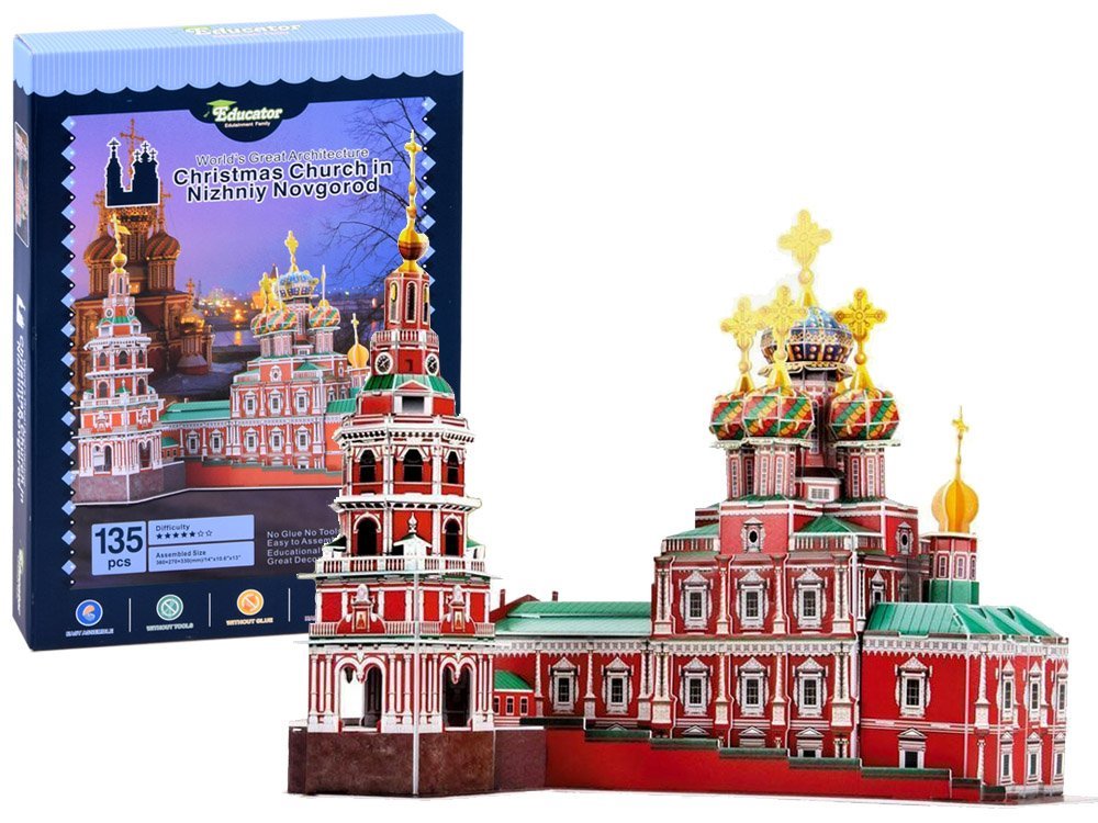 EDUCATOR 3D puzzle Katedrála Panny Marie Novgorod 135 dílků