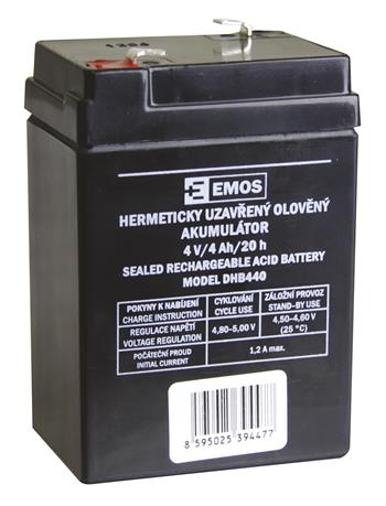 EMOS Bezúdržbový olověný akumulátor DHB440 pro svítilny P2306 *B9664