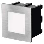 EMOS LED orientační vestavné svítidlo, čtv. 1,5W teplá bílá IP65 ZC0109