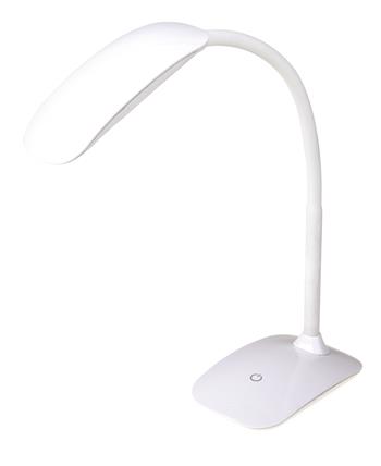 EMOS LED stolní lampička MA66-D bílá s USB *Z7572