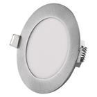EMOS LED vestavné svítidlo NEXXO, kruhové, stříbrné, 7W, se změnou CCT
