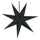 EMOS Vánoční hvězda papírová závěsná, zelená, 60 cm, vnitřní