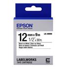 Epson Label Cartridge Standard LK-4WBN Black White 12mm (9m)