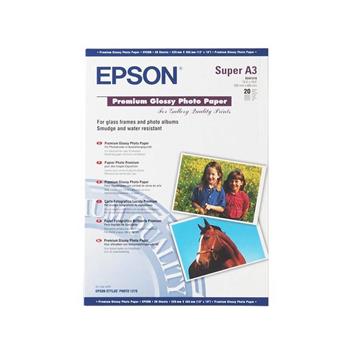 Epson Prem.Glossy Photo Paper, DIN A3+, 255g/m?, 20listu C13S041316