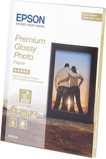 Epson Premium Glossy Photo Paper 13x18cm 30 listů C13S042154