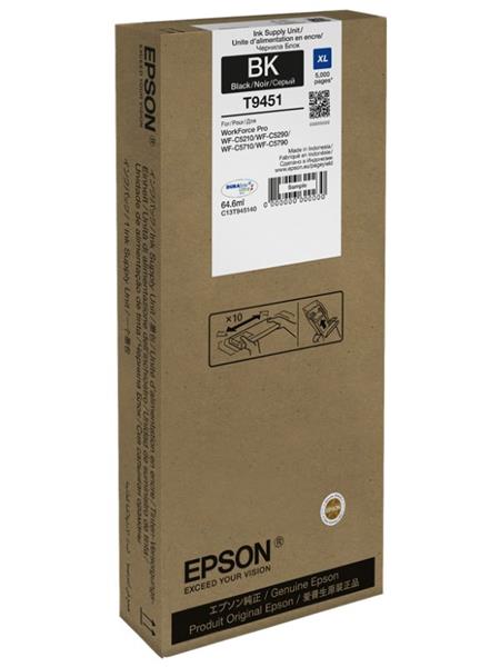 Epson série WF-C5xxx - Ink Cartridge Black XL C13T945140