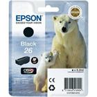 Epson Singlepack Black 26 Claria Premium Ink C13T26014012