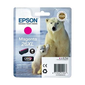 Epson Singlepack Magenta 26XL Claria Premium Ink C13T26334012
