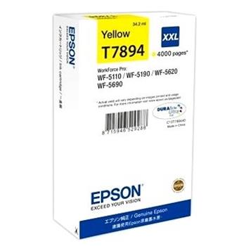 Epson WF-5xxx Series Ink Cartridge XXL Yellow T7894 C13T789440