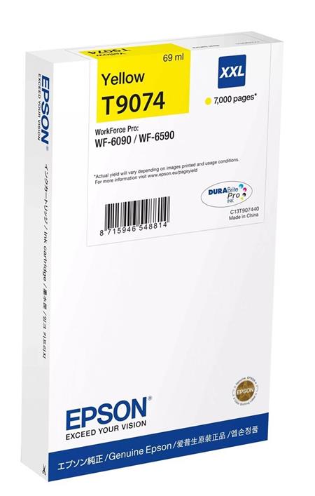 Epson WF-6xxx Ink Yellow XXL; C13T90744N