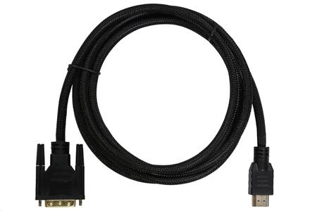 Evolveo DVI - HDMI kabel, 1,8m