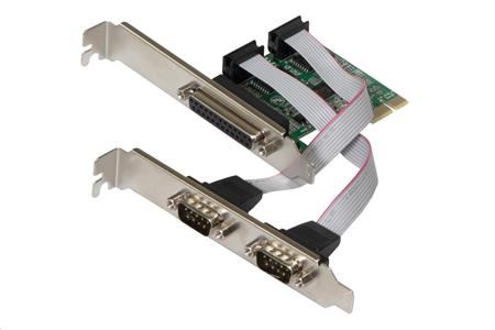 Evolveo Serial RS232 & LPT PCIe