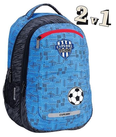 EXPLORE Školní batoh 2v1 VIKI Soccer