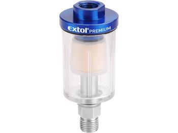 Extol filtr, max. prac. tlak 8bar (0,8Mpa), nádobka pro nečistoty a kondenzát 48ml, konektor rychlospojek