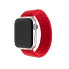 Fixed Elastický nylonový řemínek Nylon Strap pro Apple Watch 42/44/45/49mm, velikost S, červený