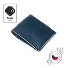 Fixed Kožená peněženka Smile Wallet se smart trackerem Smile PRO, modrá