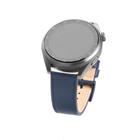 Fixed Kožený řemínek Leather Strap s Quick Release 22mm pro smartwatch, modrý