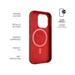 Fixed Kožený zadní kryt MagLeather s podporou MagSafe pro Apple iPhone 14 Pro, červený