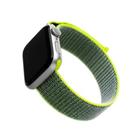 Fixed Nylonový řemínek Nylon Strap pro Apple Watch 38/40/41mm, tmavě limetkový