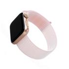 Fixed Nylonový řemínek Nylon Strap pro Apple Watch 42/44/45/49mm, růžový