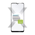 Fixed Ochranné tvrzené sklo Full-Cover pro Samsung Galaxy A12, lepení přes celý displej, černé
