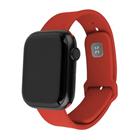 Fixed Set silikonových řemínků Silicone Sporty Strap pro Apple Watch 38 40 41mm, červený