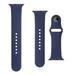 Fixed Set silikonových řemínků Silicone Strap pro Apple Watch 38/40/41mm, modrý
