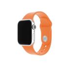 Fixed Set silikonových řemínků Silicone Strap pro Apple Watch 38/40/41mm, oranžový