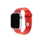 Fixed Set silikonových řemínků Silicone Strap pro Apple Watch 42/44/45/49mm, červený