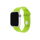 Fixed Set silikonových řemínků Silicone Strap pro Apple Watch 42/44/45/49mm, zelený