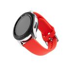 Fixed Silikonový řemínek Silicone Strap s Quick Release 20mm pro smartwatch, červený