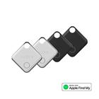 Fixed Smart tracker Tag s podporou Find My, 4 ks, 2x černý + 2x bílý