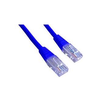 GEMBIRD Eth Patch kabel c5e UTP 1m, modrý