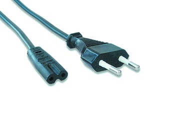 GEMBIRD Kabel napájecí síťový VDE 220/230V, 2 pin, 1,8m PC-184-VDE