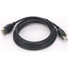 GEMBIRD Kabel prodlužovací USB 2.0, A-A, HQ Black, zlacené kontakty, 1,8m CCP-USB2-AMAF-6