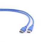 GEMBIRD kabel prodlužovací USB 3.0 A - A, 1.8m CCP-USB3-AMAF-6, modrý