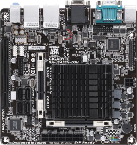 Gigabyte J3455N-D3H - Základní deska pro Intel