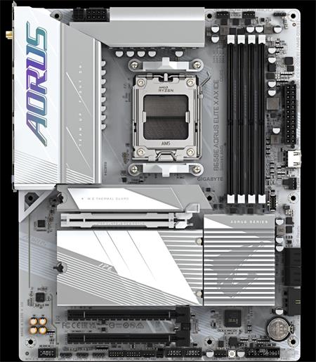Gigabyte MB Sc AM5 B650E AORUS ELITE X ICE, AMD B650