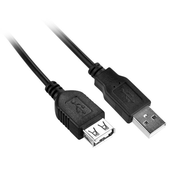 GoGEN Prodlužovací USB kabel, USB A vidlice (MALE) - USB A zásuvka (FEMALE)