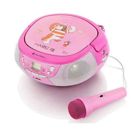 Gogen Radiopřijímač MAXIPREHRAVAC P s CD/ MP3/ USB, růžová/ purpurová