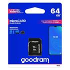 GoodRam memory card Micro SDXC 64GB Class 10 UHS-I + Adapter