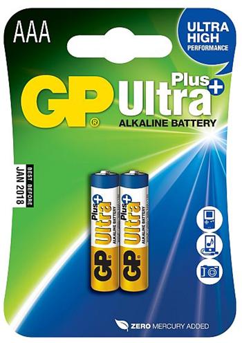 GP Alkalická baterie AAA Ultra Plus Blister (blistr 2ks)