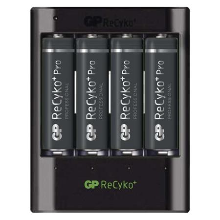 GP USB nabíječka baterií U421 + 4× AA GP ReCyko+ Pro